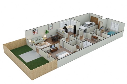 Vista Townhouse with Study